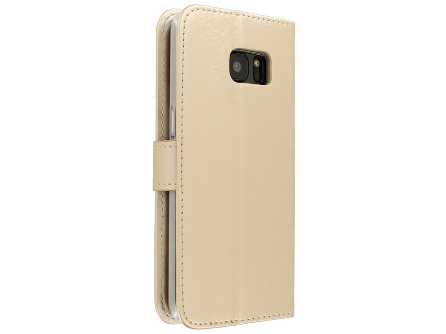 Golden Bookcase - Samsung Galaxy S7 Edge hoesje