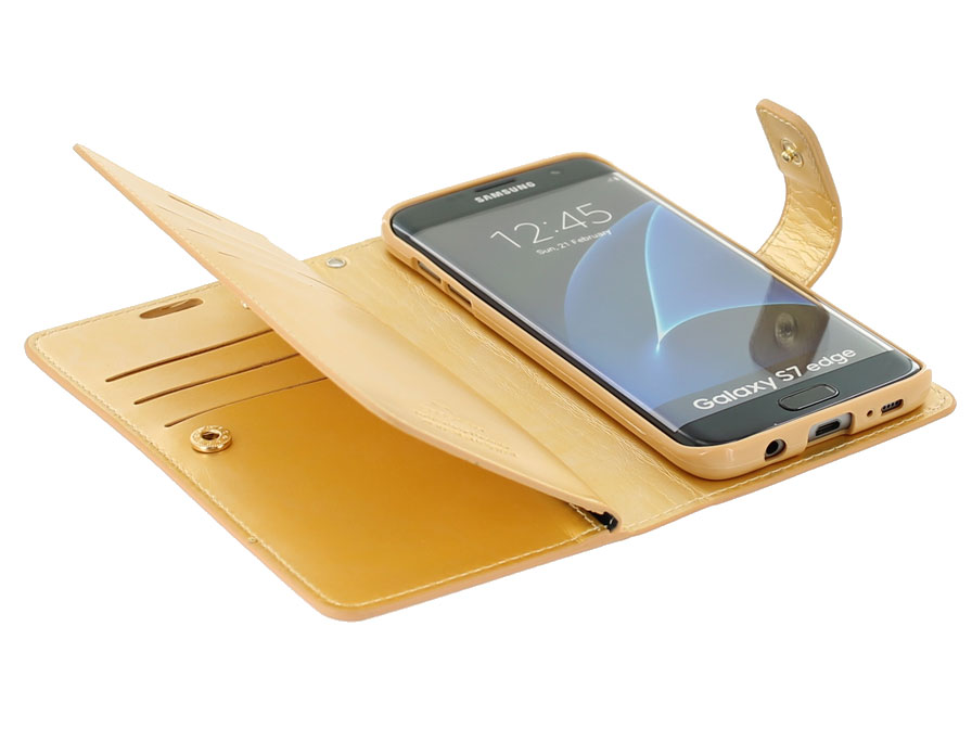 blijven Vermeend Kreet True Wallet Case Goud | Samsung Galaxy S7 Edge hoesje