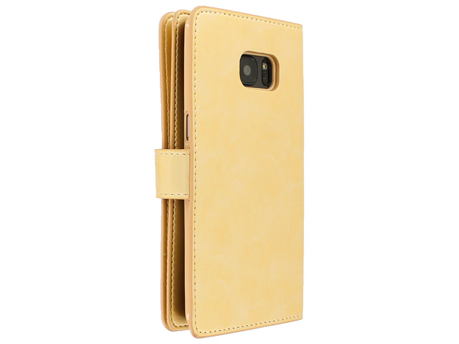 True Wallet Case Goud - Samsung Galaxy S7 Edge hoesje