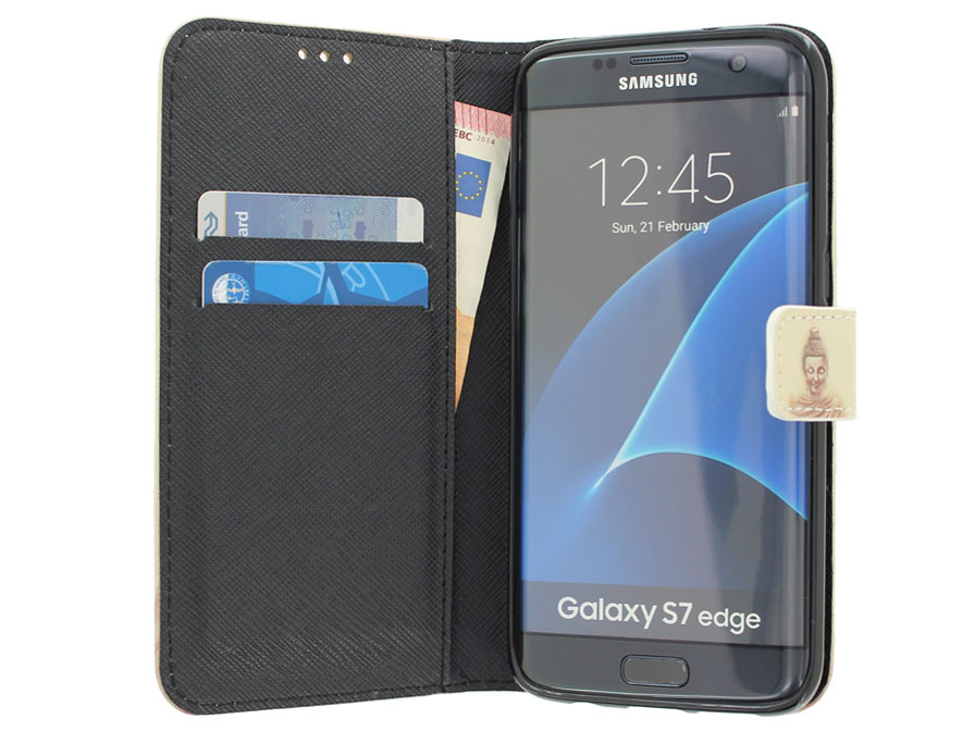 Boeddha Book Case - Samsung Galaxy S7 Edge hoesje