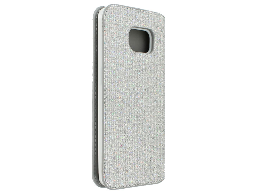 Glitter Bookcase - Samsung Galaxy S7 Edge hoesje
