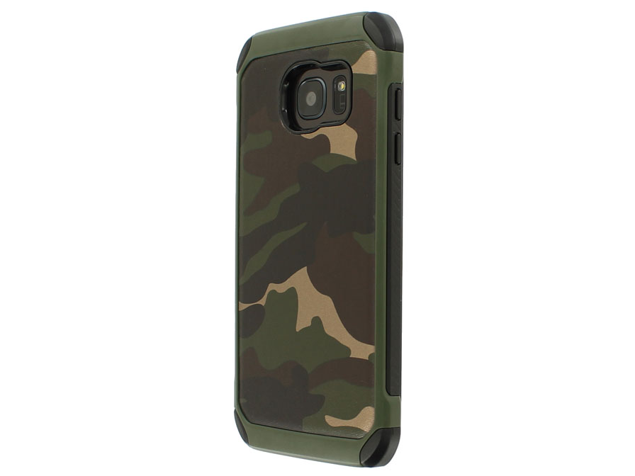 Rugged Camouflage Case - Samsung Galaxy S7 Edge hoesje