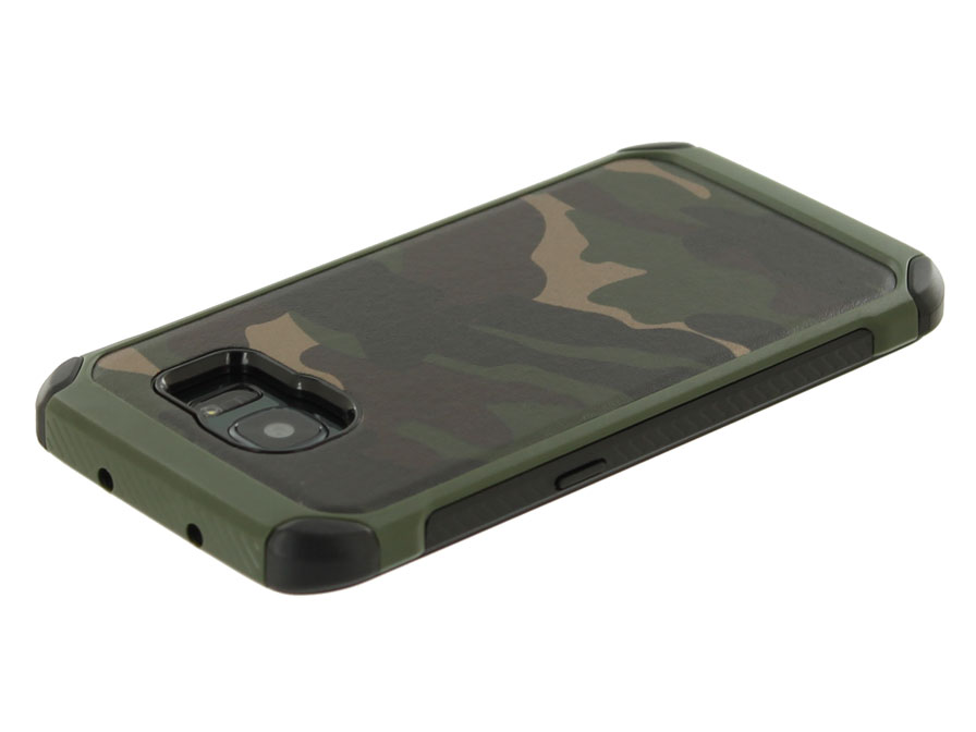 Rugged Camouflage Case - Samsung Galaxy S7 Edge hoesje
