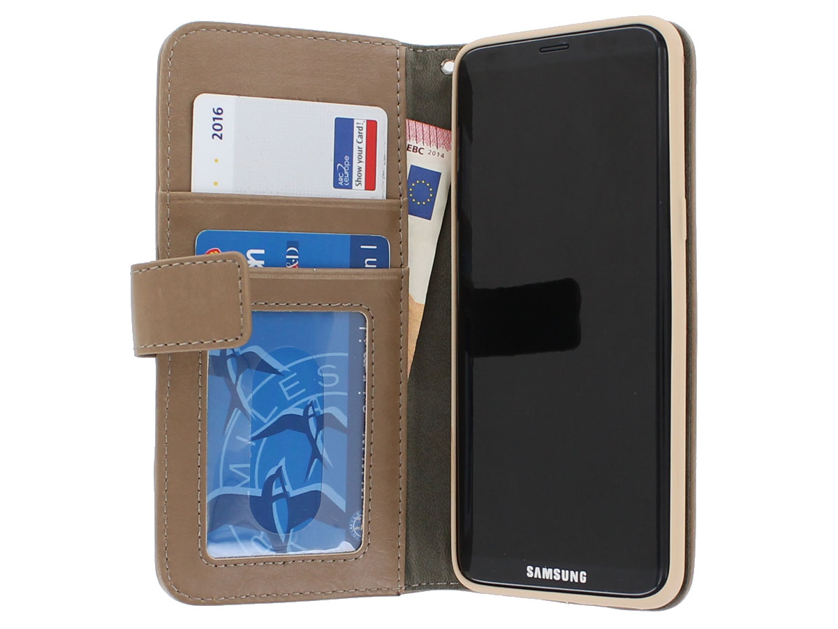 Stardust Studs Bookcase - Samsung Galaxy S8 hoesje