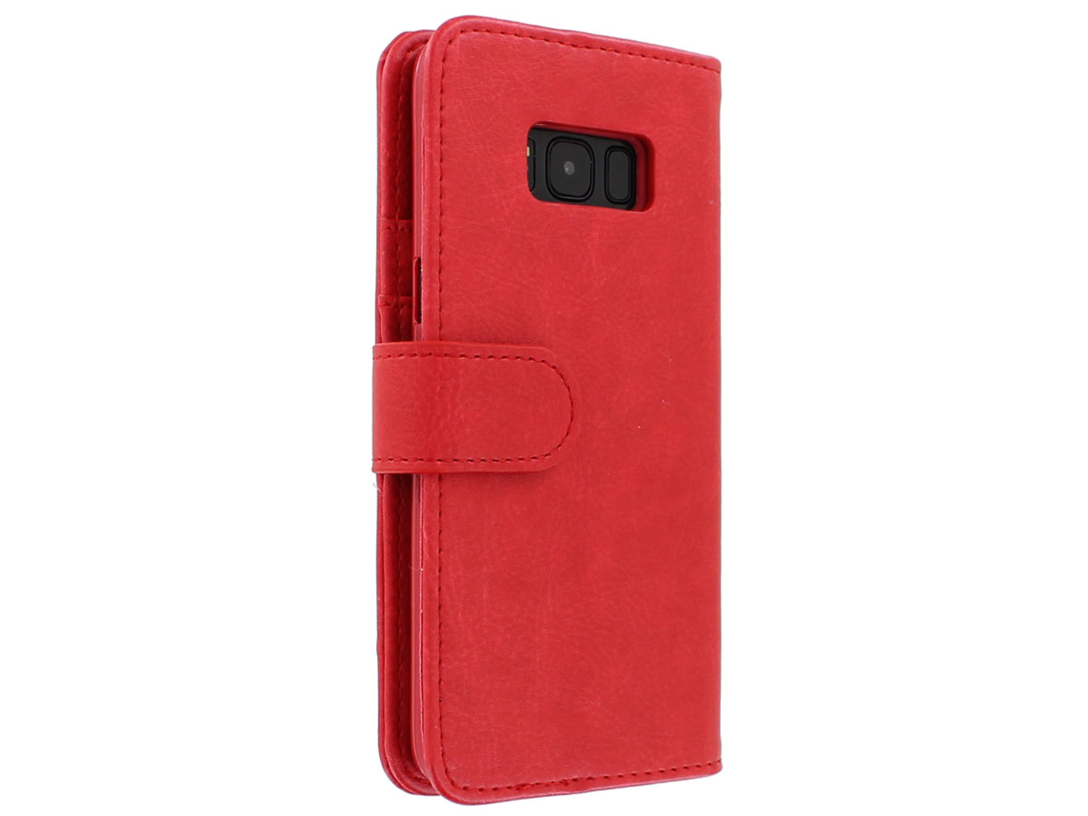 Zipper Wallet Case Rood - Samsung Galaxy S8 hoesje
