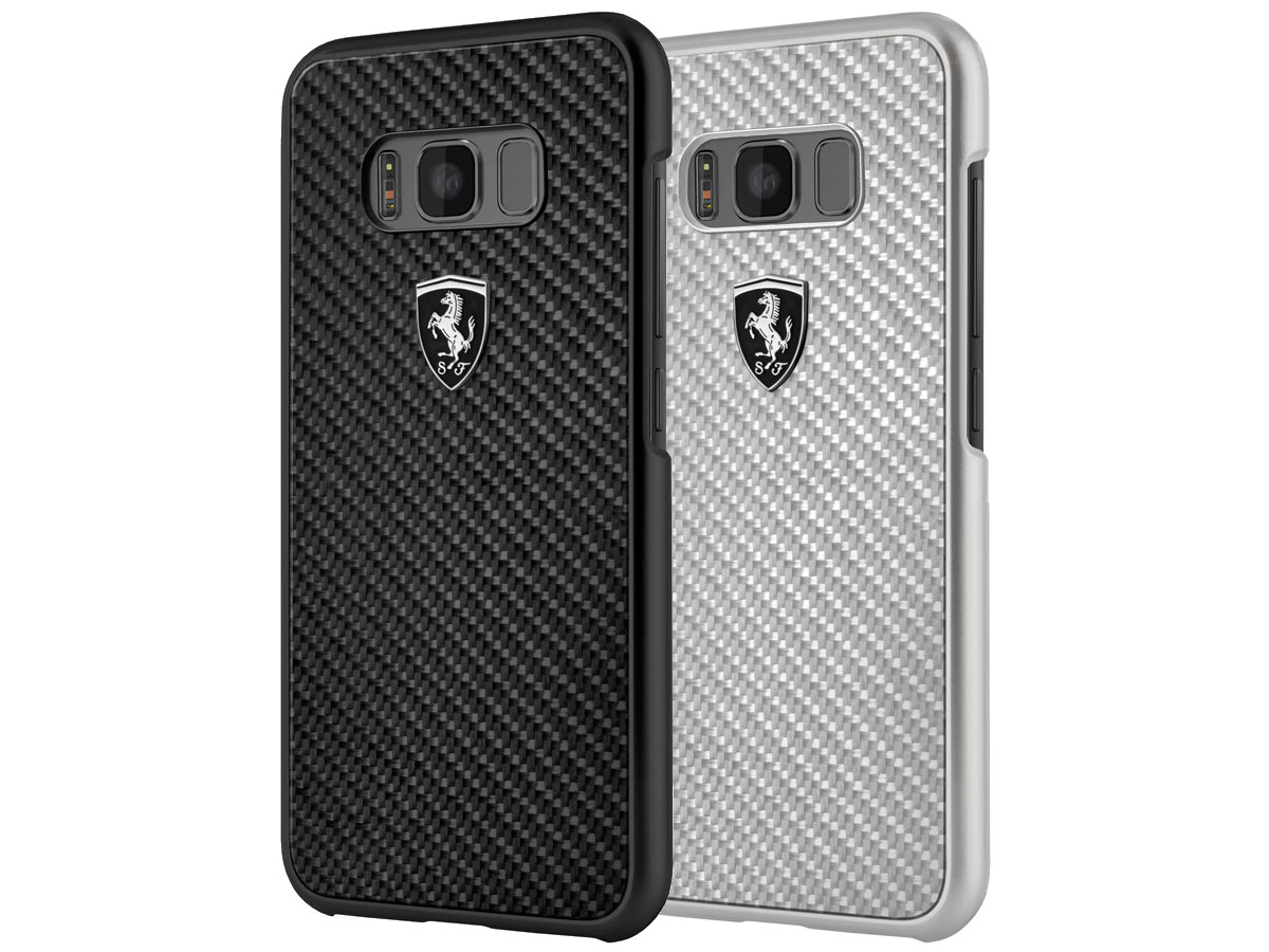 Ferrari Carbon Hard Case - Samsung Galaxy S8 hoesje