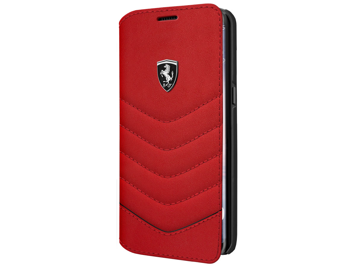 Ferrari Leather Bookcase - Samsung Galaxy S8 hoesje