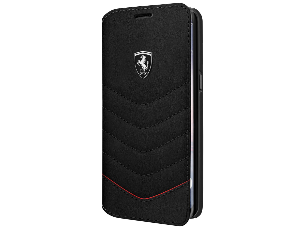 Ferrari Leather Bookcase - Samsung Galaxy S8 hoesje