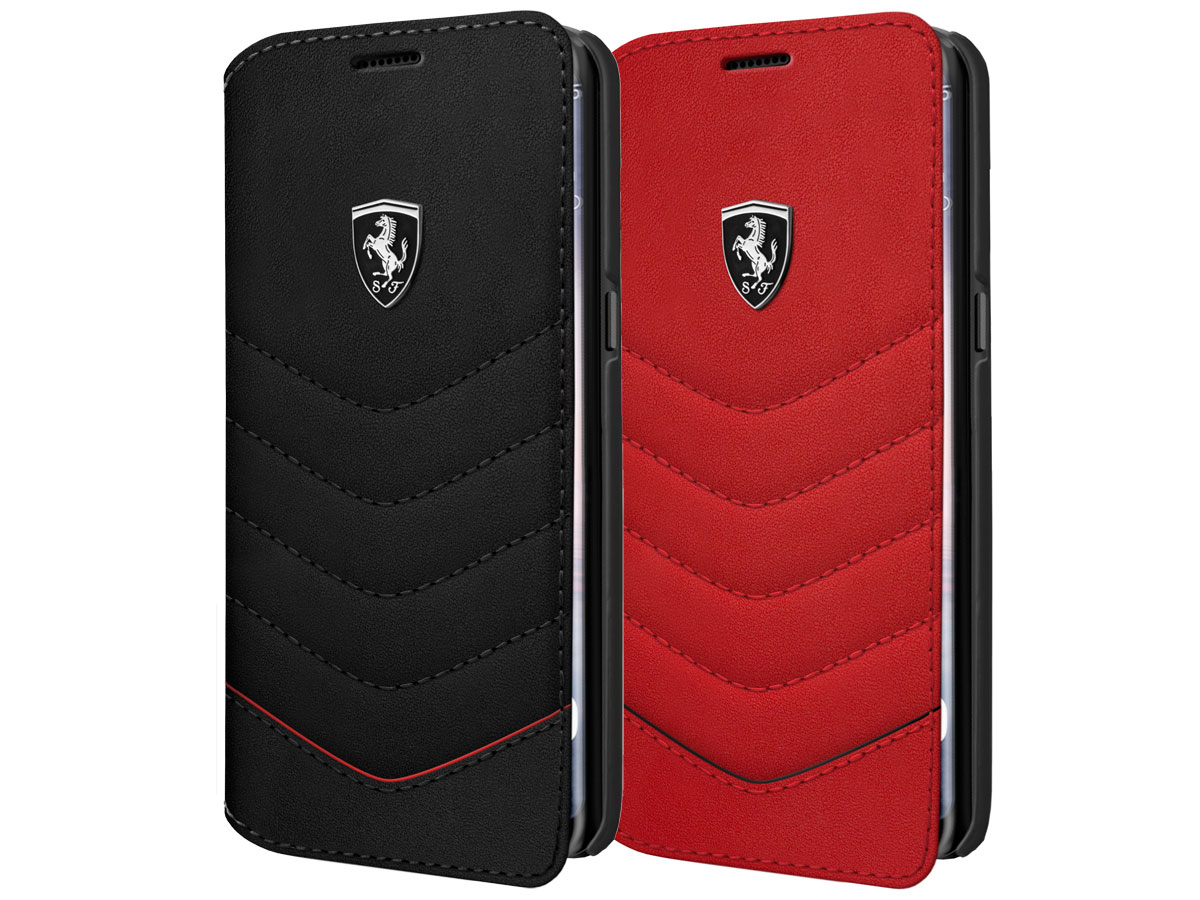 Ferrari Leather Bookcase - Samsung Galaxy S8 hoesje