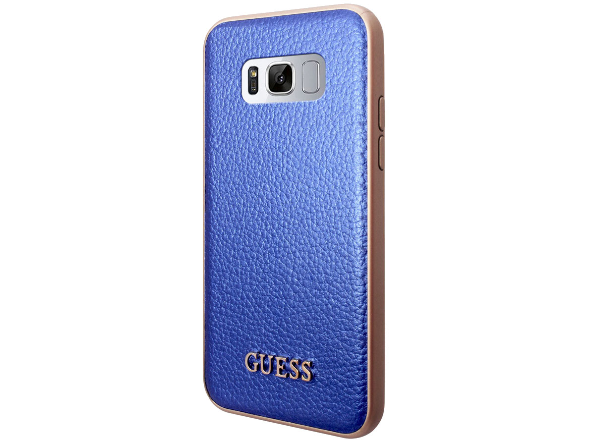 Giet Bijdrager roze Guess Samsung Galaxy S8 hoesje | Iridescent Hard Case