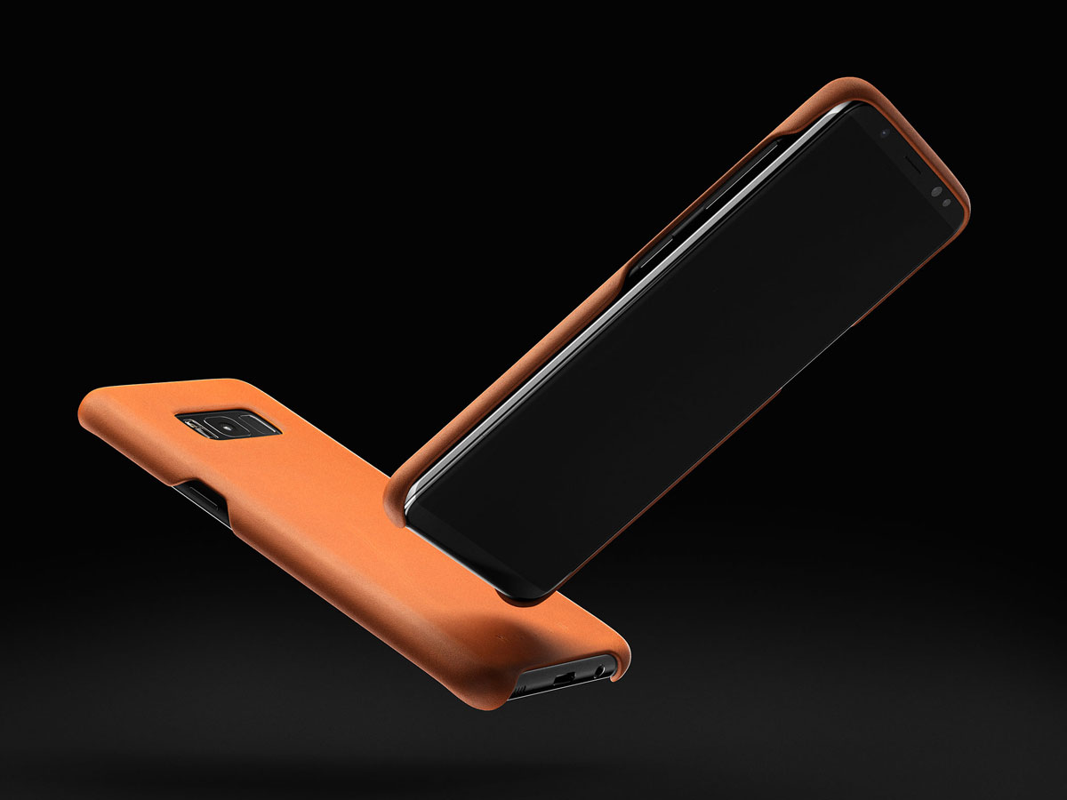 Mujjo Leather Case - Leren Samsung Galaxy S8 hoesje