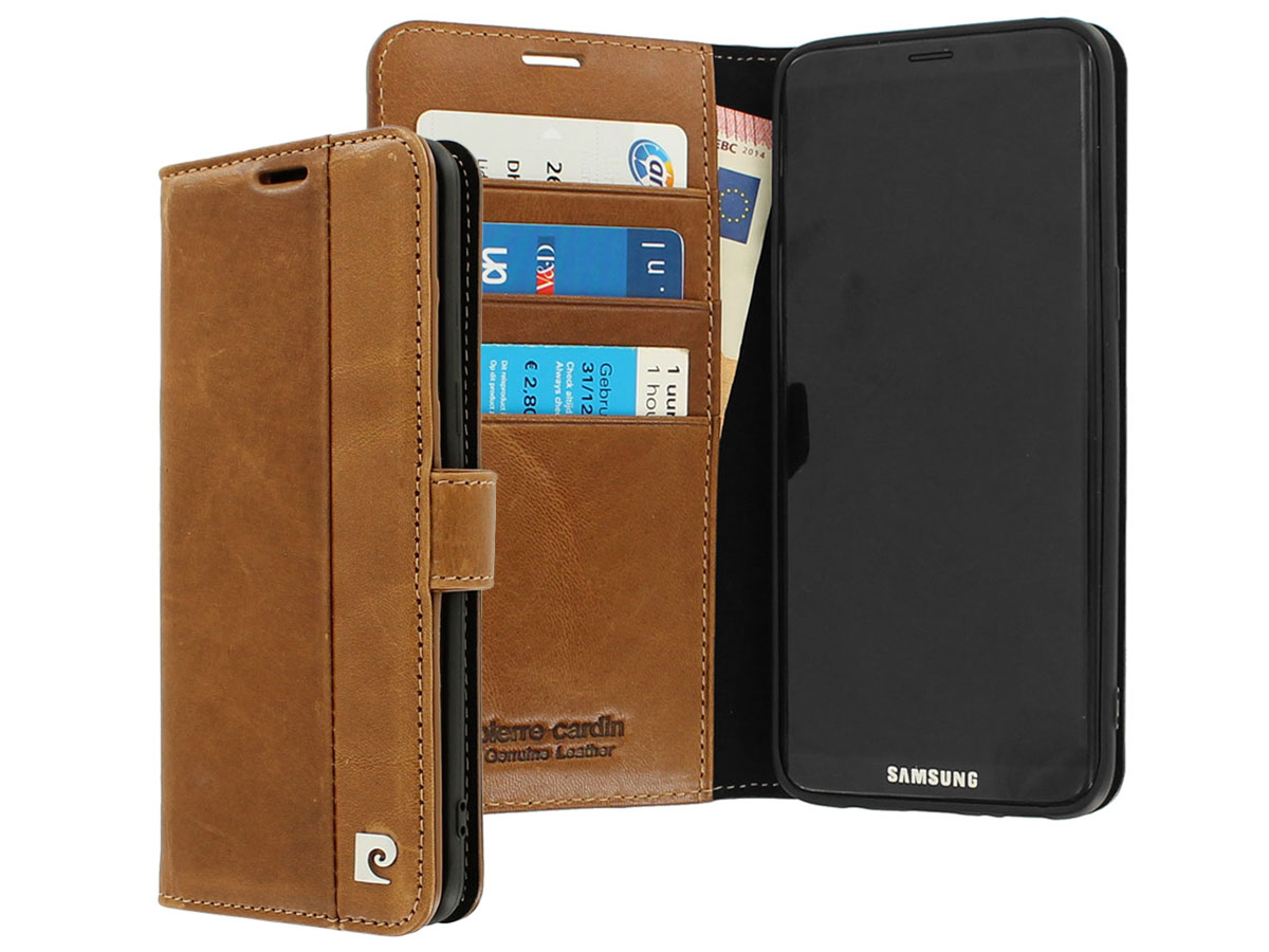 Pierre Cardin Bookcase - Samsung Galaxy S8 hoesje