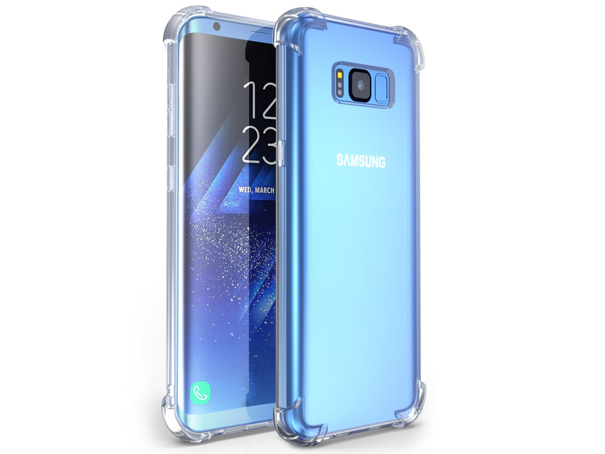 Transparant Galaxy S8 hoesje - Anti-Shock TPU Case