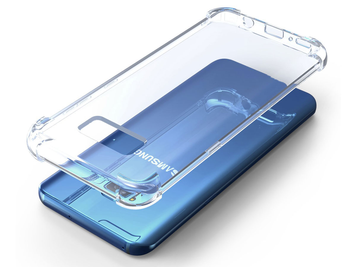 Transparant Galaxy S8 hoesje - Anti-Shock TPU Case