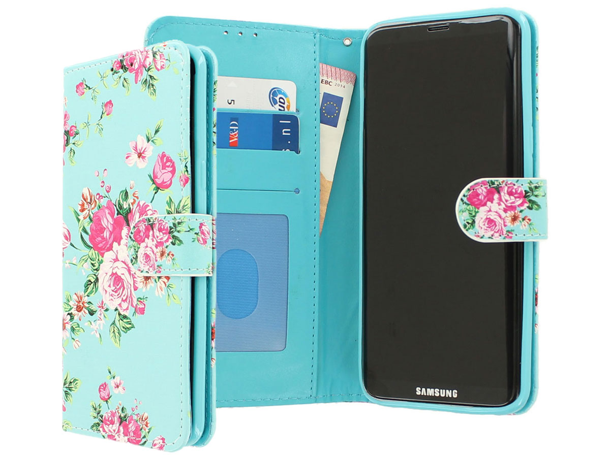 Flower Bookcase - Samsung Galaxy S8 hoesje