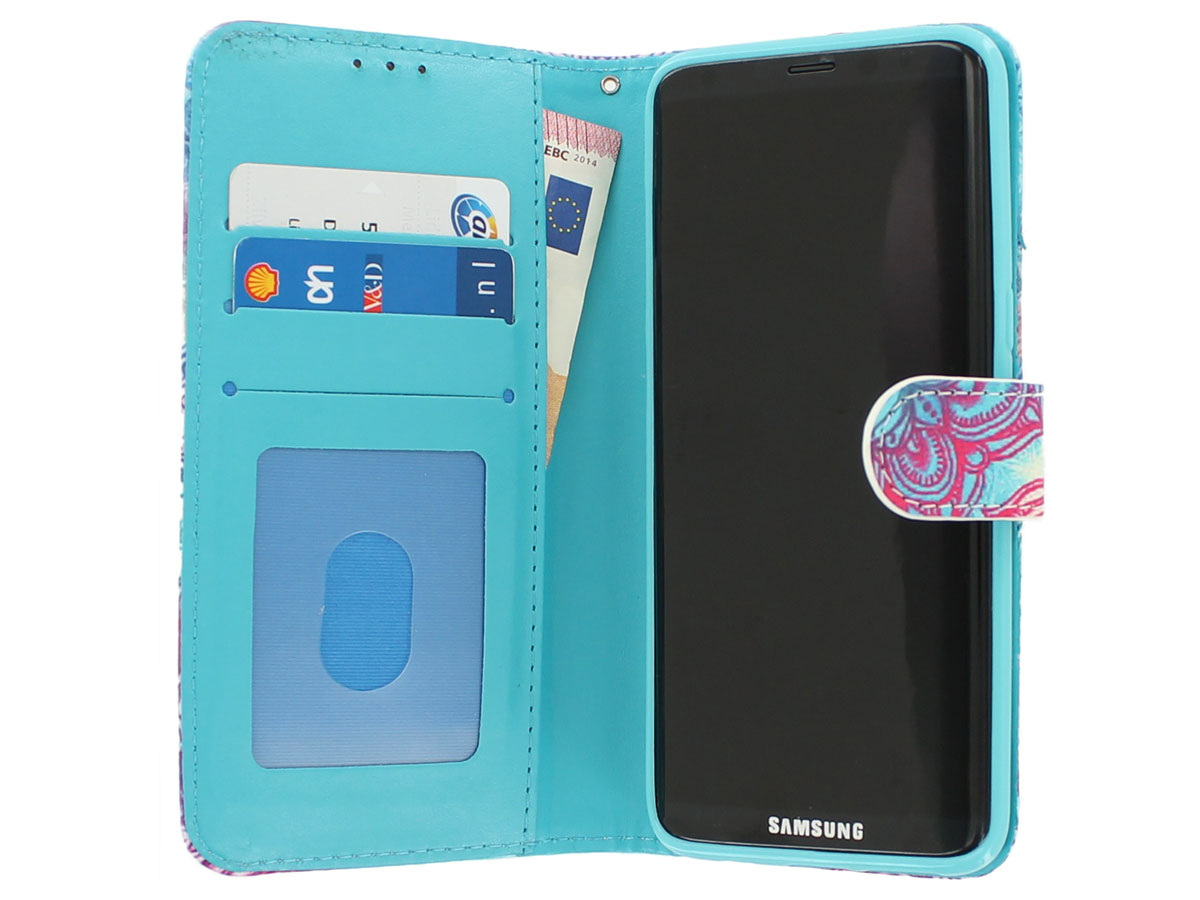 Mandala Bookcase - Samsung Galaxy S8 hoesje