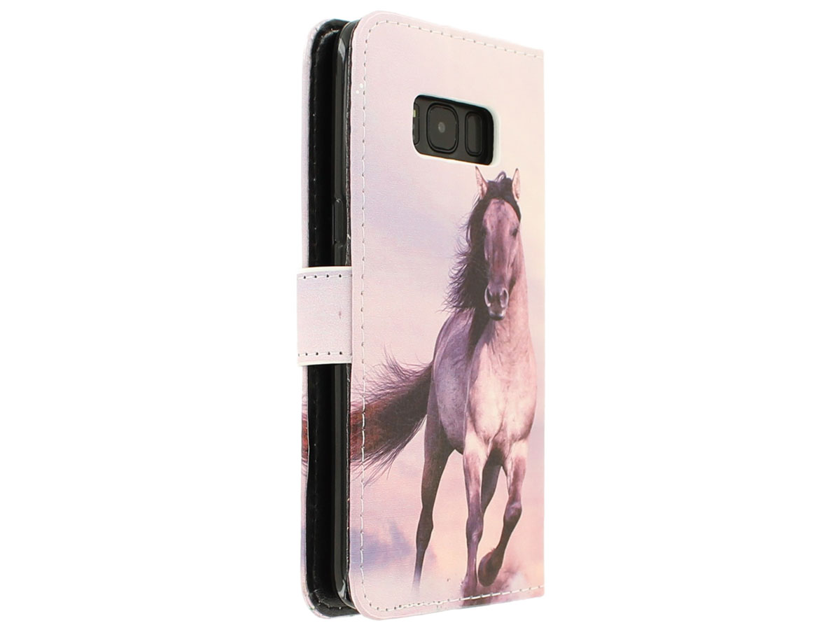 Paarden Bookcase - Samsung Galaxy S8 hoesje