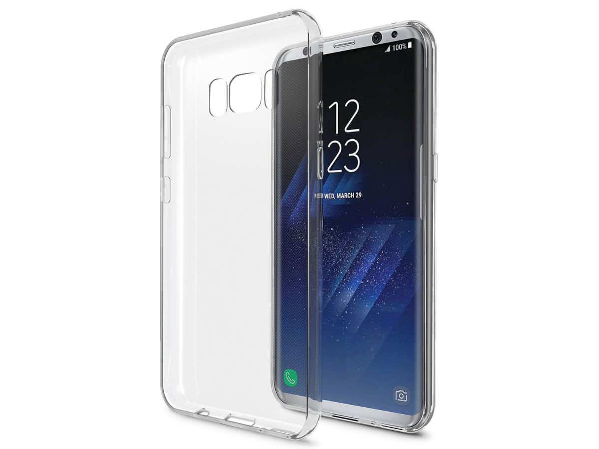 Afleiden dodelijk Sta in plaats daarvan op Transparant Samsung Galaxy S8 hoesje | TPU Skin Case