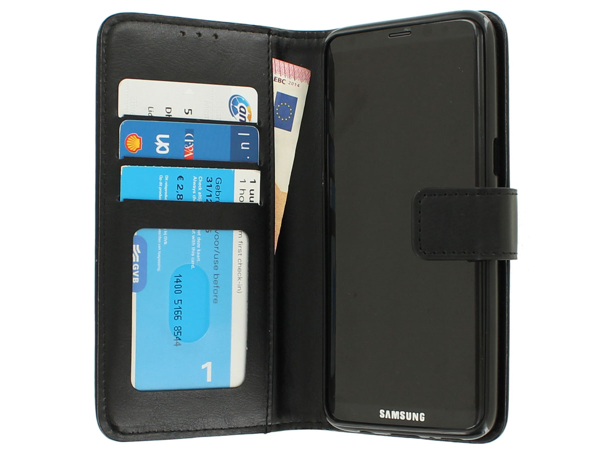 Bookcase Zwart - Samsung Galaxy S8 hoesje