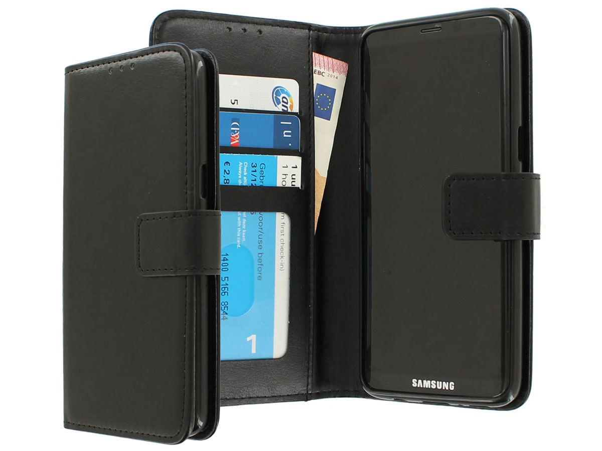 Bookcase Zwart - Samsung Galaxy S8 hoesje