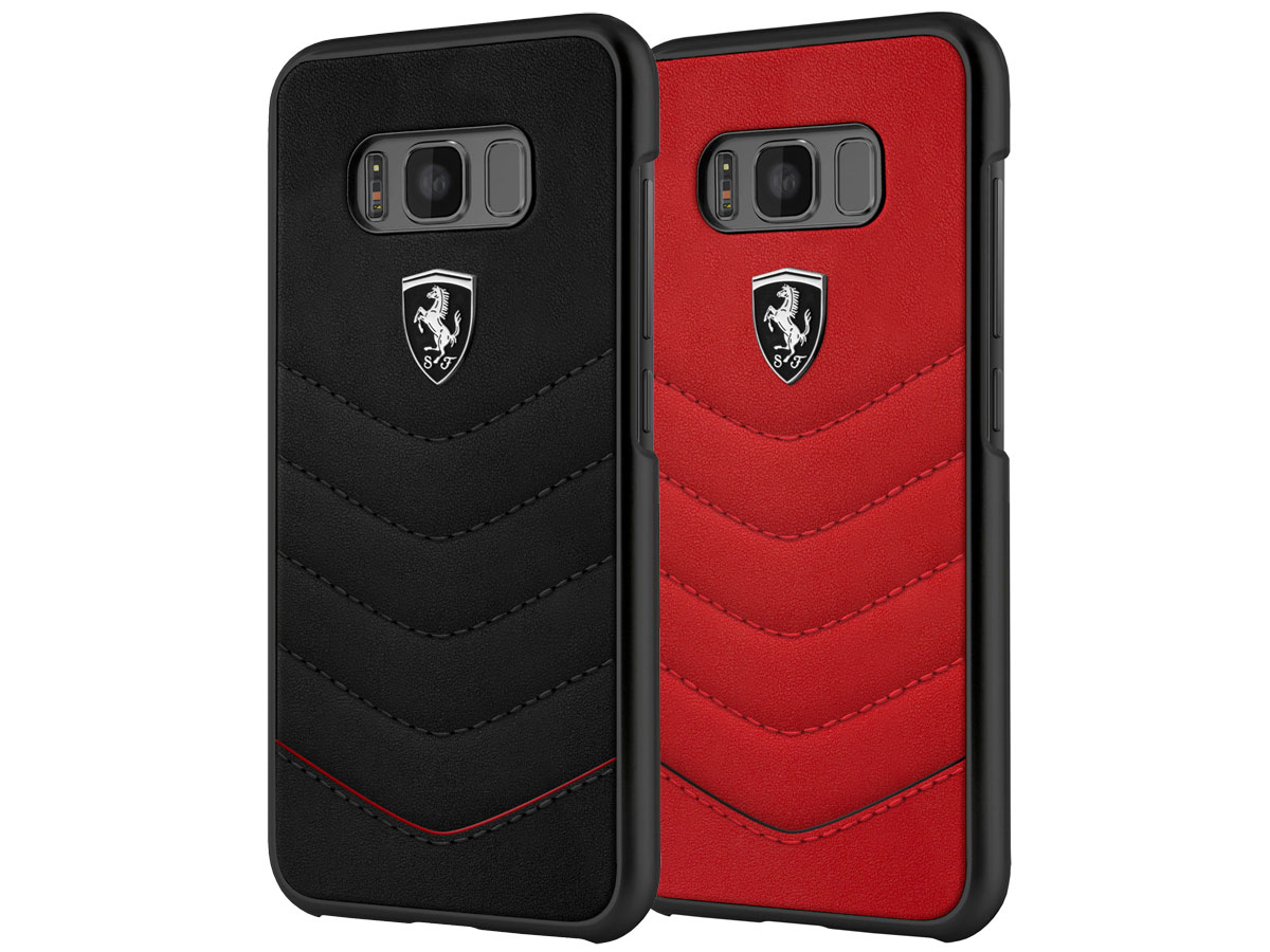 onderzeeër Kruiden duisternis Ferrari Samsung Galaxy S8+ hoesje | Leather Hard Case