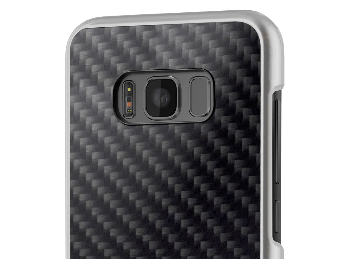 Mercedes-Benz Carbon Case - Samsung Galaxy S8+ hoesje