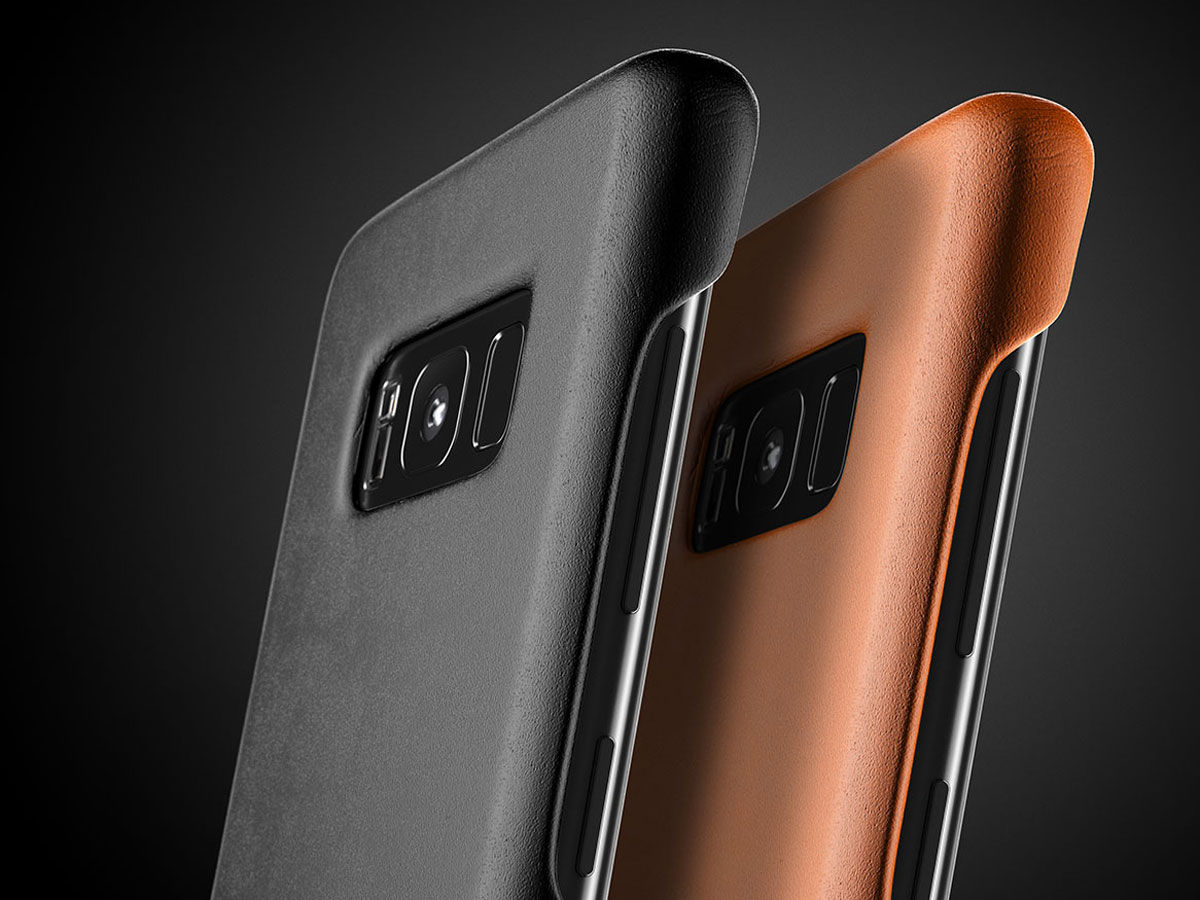 Mujjo Leather Case - Leren Samsung Galaxy S8+ hoesje
