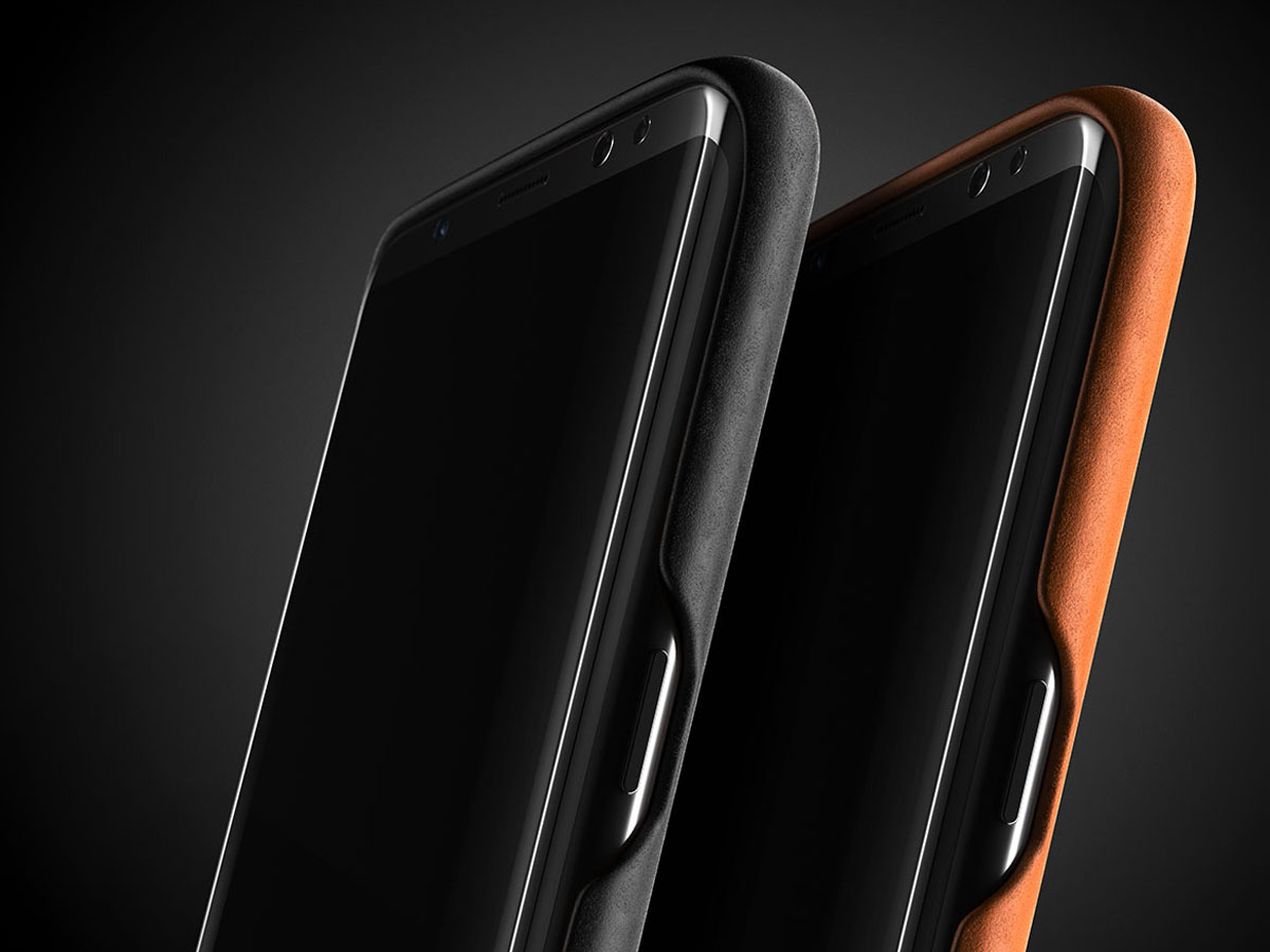 Mujjo Leather Case - Leren Samsung Galaxy S8+ hoesje