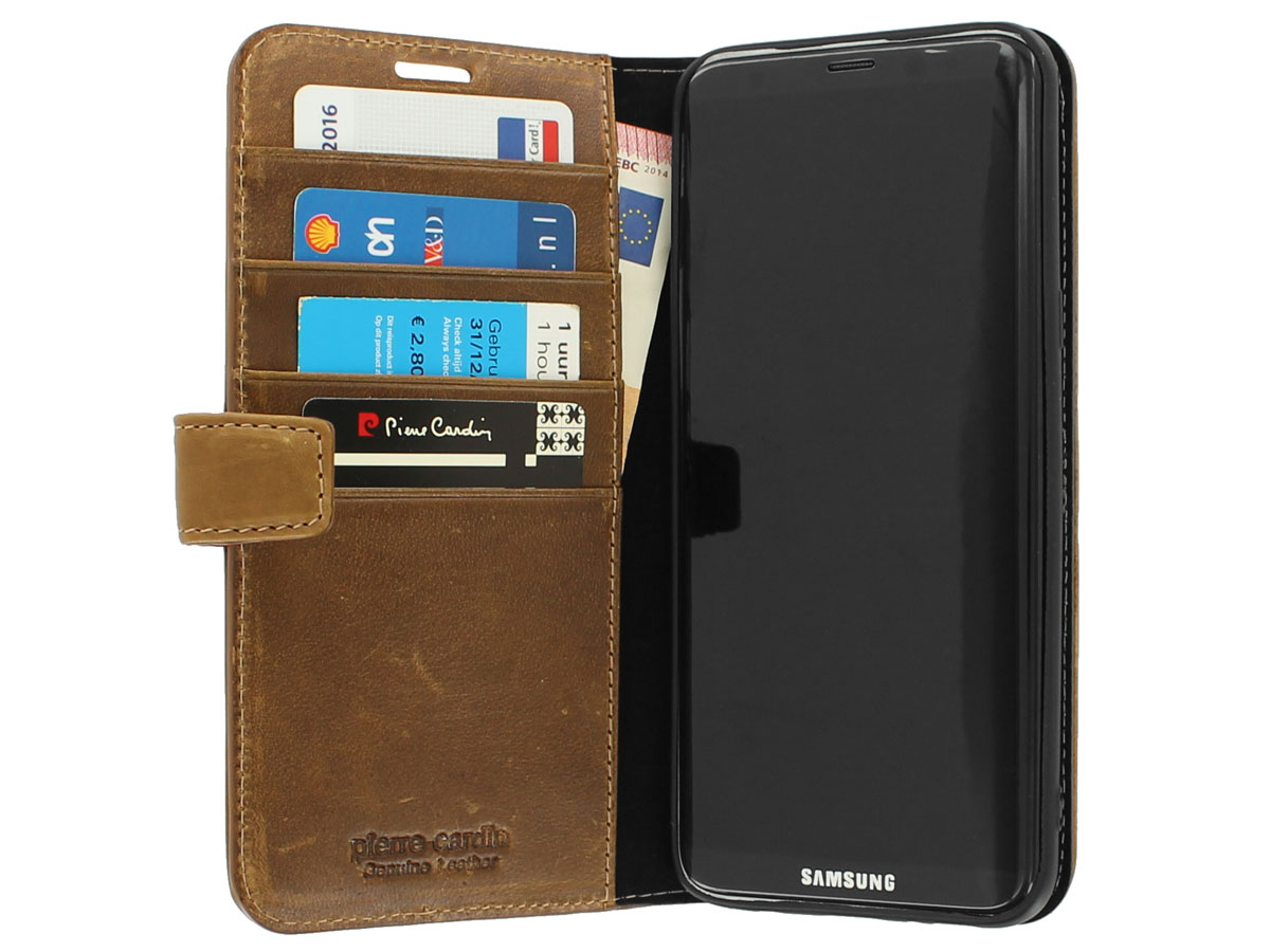 Pierre Cardin Bookcase - Samsung Galaxy S8+ hoesje