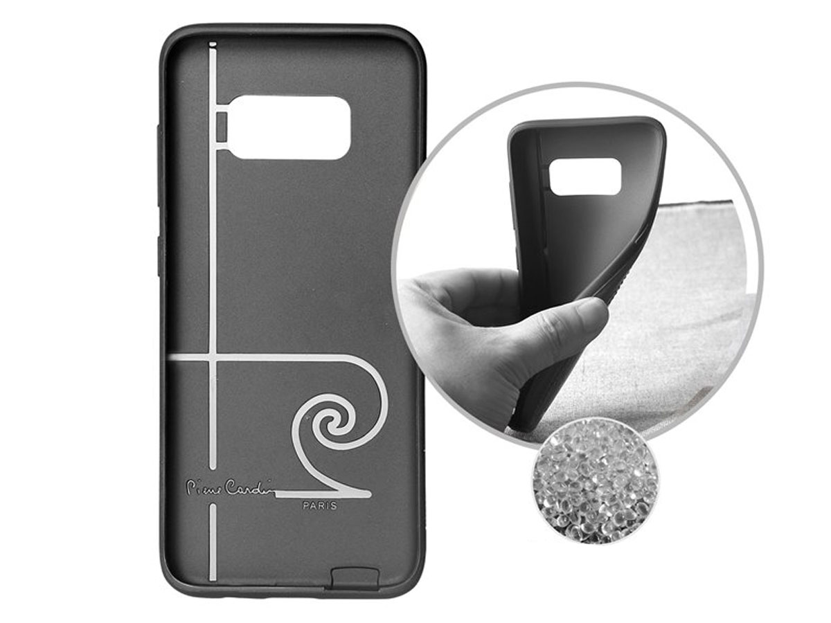 Pierre Cardin Leren Case - Samsung Galaxy S8+ hoesje