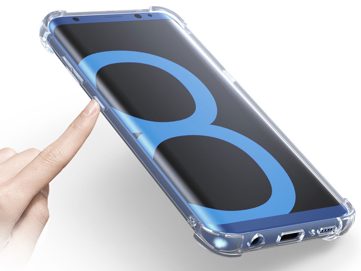 Transparant Galaxy S8+ hoesje - Anti-Shock TPU Case