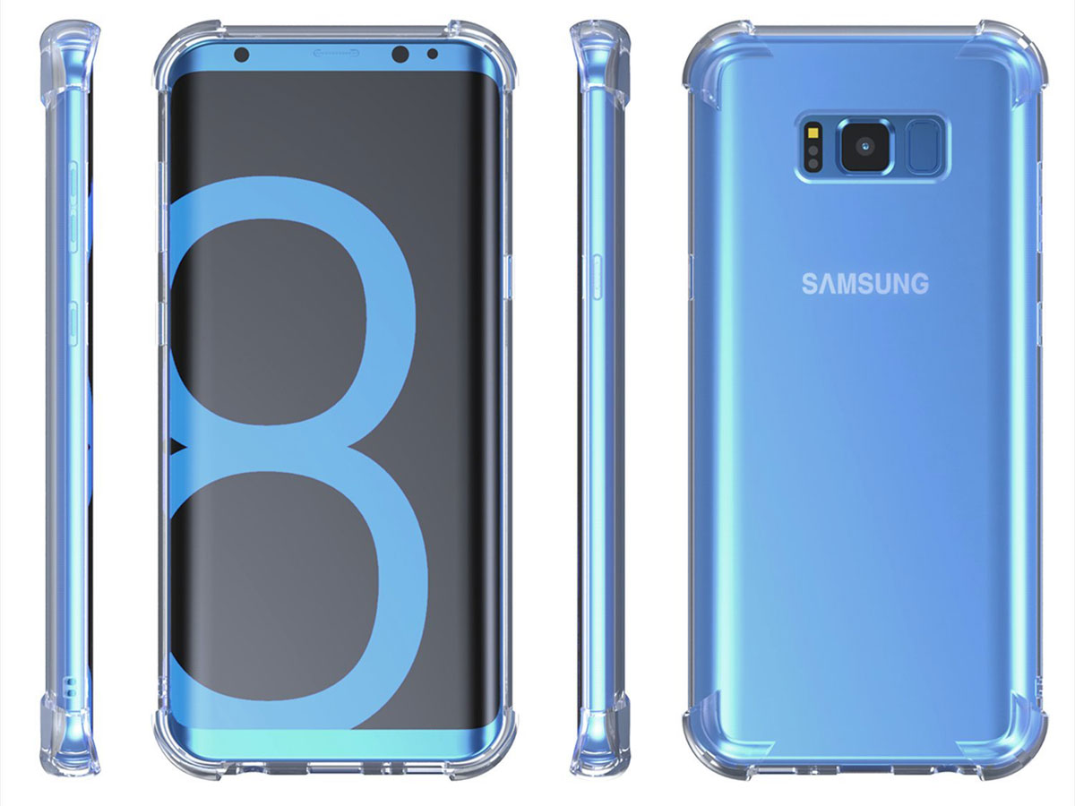 Transparant Galaxy S8+ hoesje - Anti-Shock TPU Case