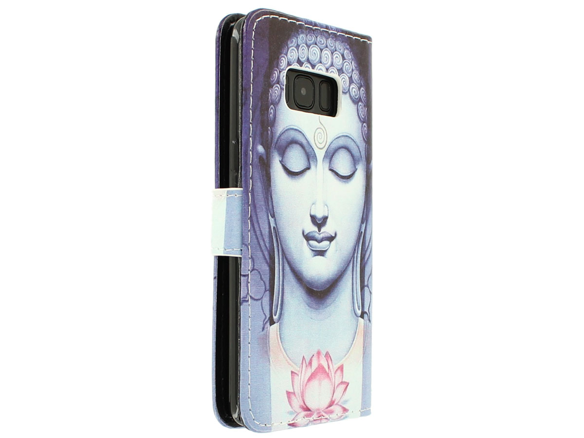 Boeddha Liliy Bookcase - Samsung Galaxy S8+ hoesje