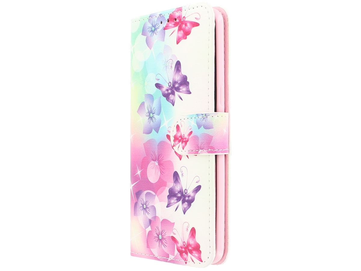 Butterflies Bookcase - Samsung Galaxy S8+ hoesje
