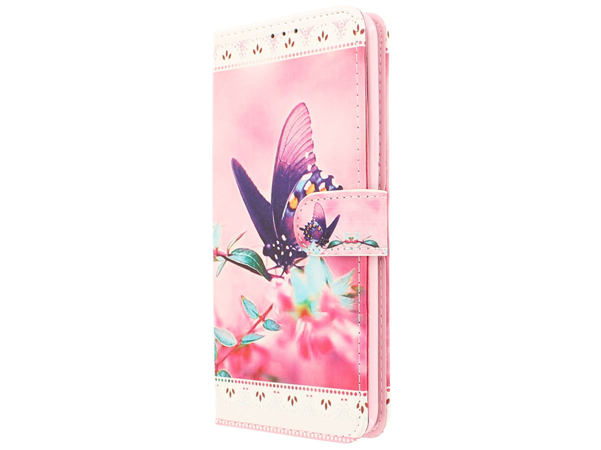 Butterfly Bookcase - Samsung Galaxy S8+ hoesje