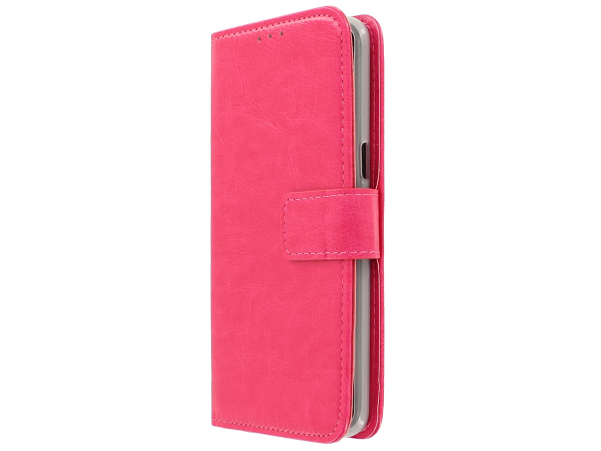 Bookcase Fuchsia Roze - Samsung Galaxy S8+ hoesje