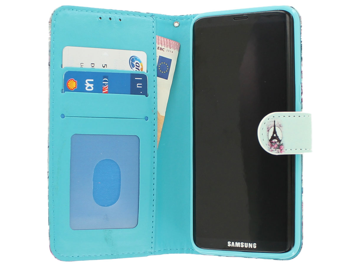 Paris Bookcase - Samsung Galaxy S8+ hoesje