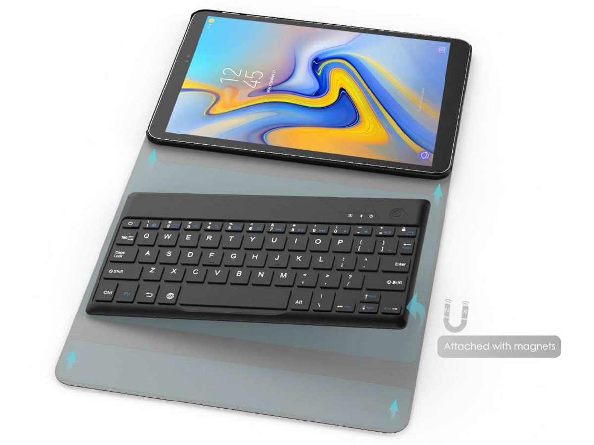 BT Keyboard Case - Galaxy Tab A 10.5 Toetsenbord Hoesje