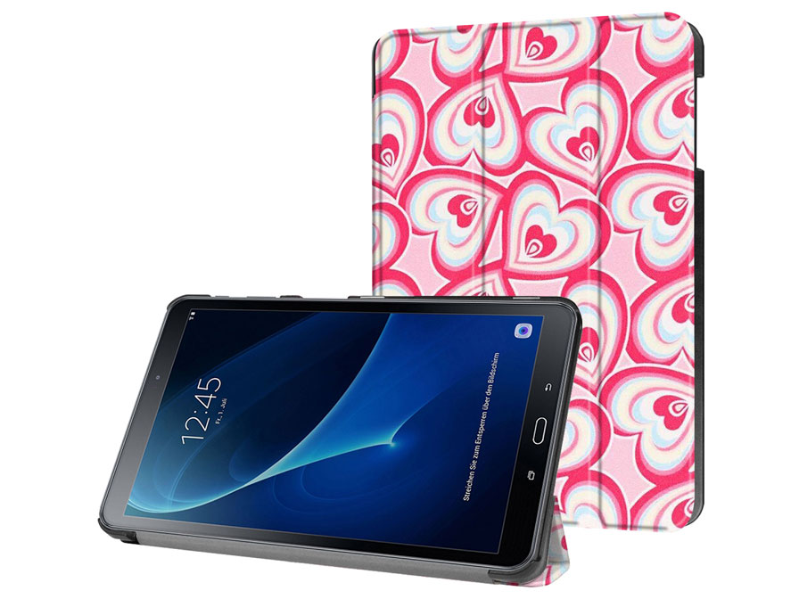 Reusachtig Zonder hoofd veld Samsung Galaxy Tab A 2016 10.1 hoesje Hartjes Case