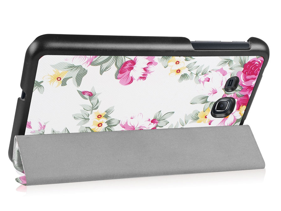 Samsung Galaxy Tab A 2016 7.0 hoesje Flowers Smart Case