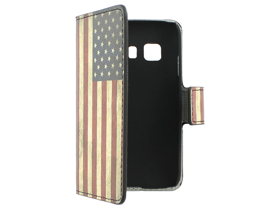 American Vintage Flag case - Samsung Galaxy Young 2 hoesje