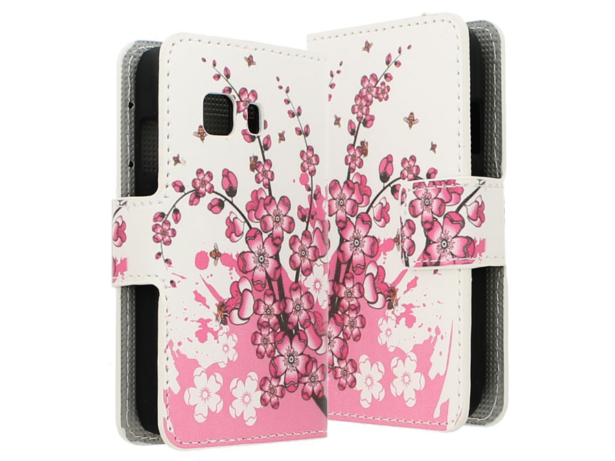 Blossom Wallet Case - Samsung Galaxy Young 2 hoesje