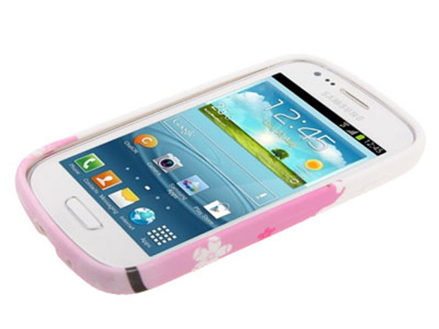 Chinese Blossom Soft Case Hoesje voor Samsung Galaxy S3 Mini (i8190)