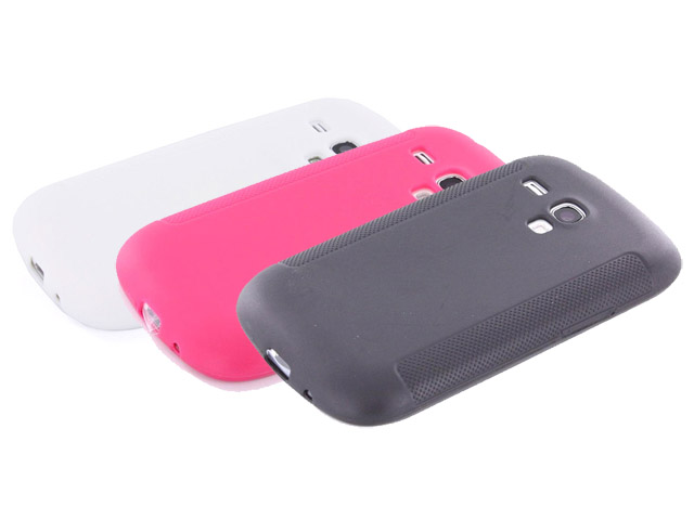 Mobiparts TPU Grip Case Hoes voor Samsung Galaxy S3 Mini
