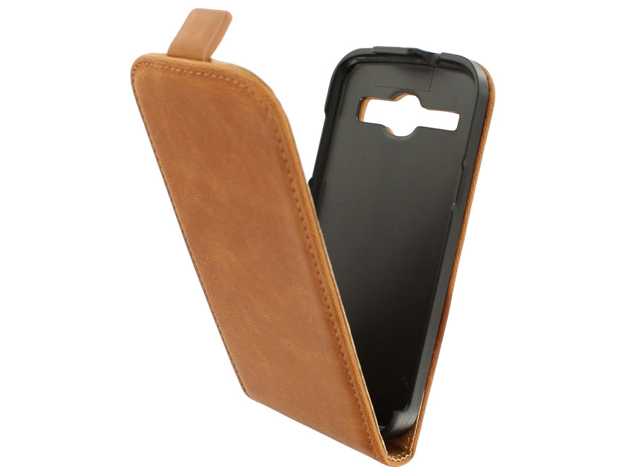 Vintage Flip Case - Samsung Galaxy Core i8260 Hoesje