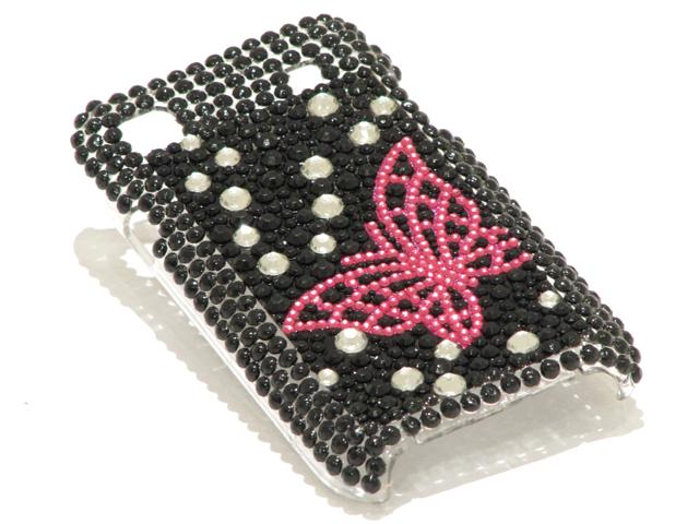 Butterfly Diamond Case Hoes Samsung Galaxy S (Plus)