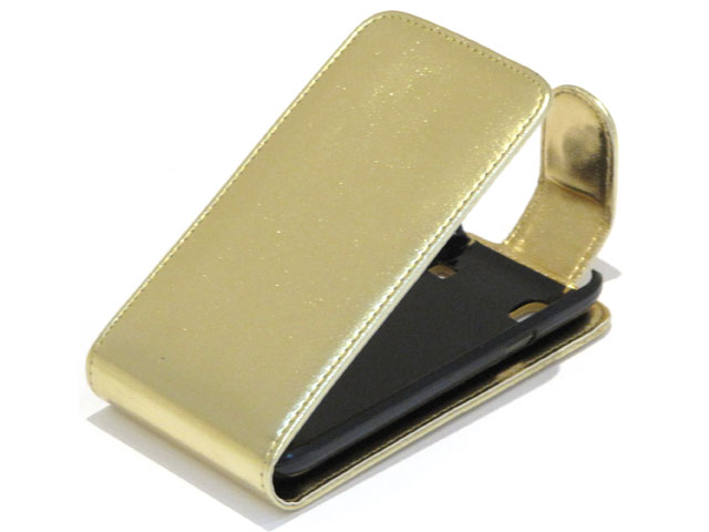 Golden Leather Case Samsung Galaxy S (Plus)