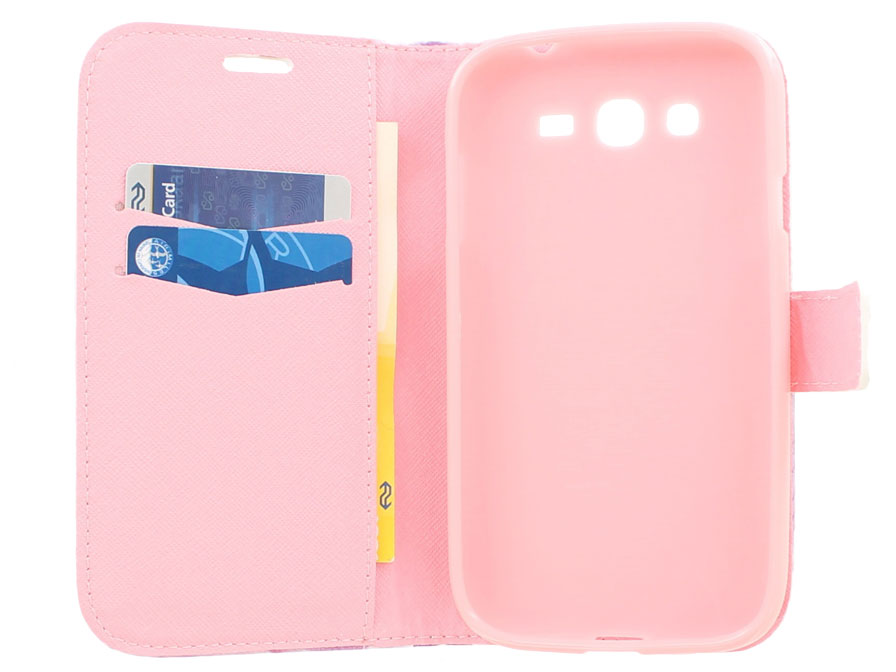 Rose Book Case - Samsung Galaxy Grand Neo (Plus) hoesje