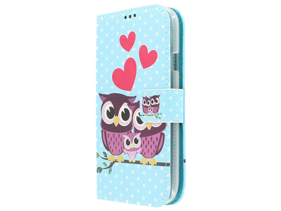 Owl Love Book Case Hoesje voor Samsung Galaxy Grand Neo (Plus)