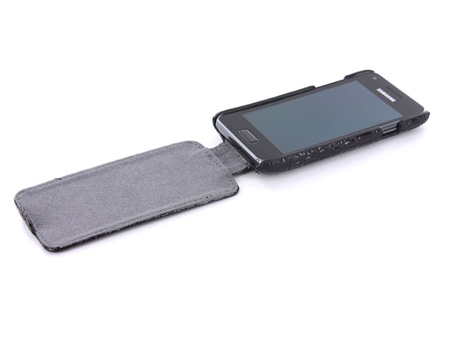 Croco Slimline Flip Case Hoes Samsung Galaxy S Advance i9070